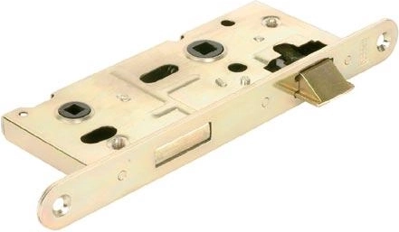 Zadlabací zámek K111 WC 72/60 pravolevý, bílý zinek, ořech 6×6 mm