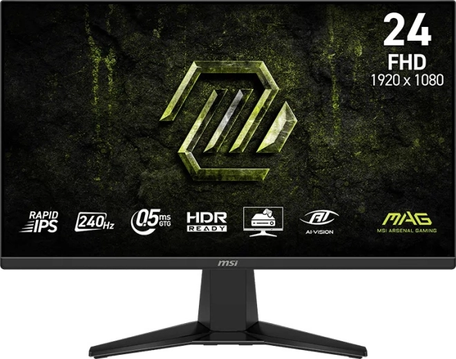 Monitor 23,8" MAG 245F, LED, Full HD, 240 Hz, černý