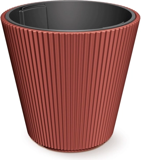 Květináč Milly s vložkou 46,7 cm – měděná barva