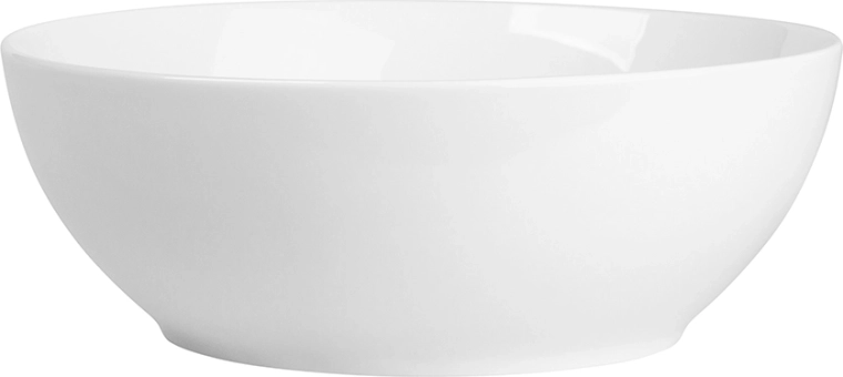 MariaPaula klasyka bílá porcelánová salátová mísa kulatá 23 cm 1750 ml