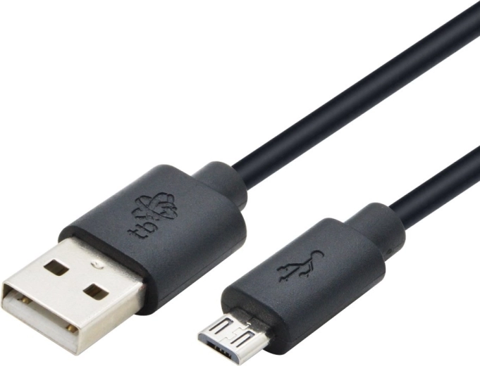 Kabel USB na Micro USB 1.8m černý