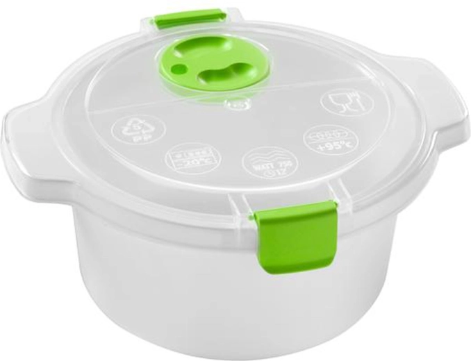 Plastová dóza do mikrovlnné trouby s víkem 0,8 l HEIDRUN