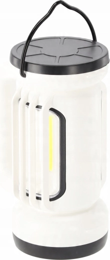 Akumulátorová LED kempingová lampa s bočním světlem a plynulým stmíváním