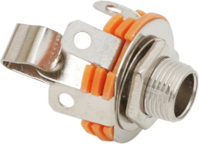 Vestavná mono jack zásuvka 6,3 mm s vypínačem