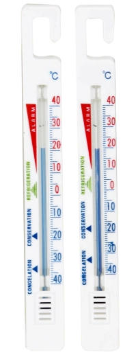 Analogový teploměr do lednice a mrazáku 15,5 cm