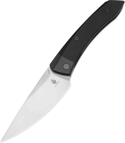 Kapesní nůž Kizer Momo 10,6 cm, saténová čepel, černý hliník