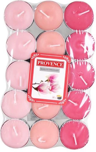Vonná čajová svíčka Provence magnolie, 30 ks
