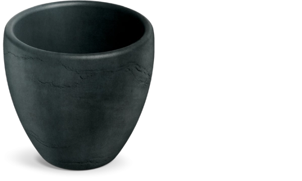 Květináč Cano 40 cm tmavě šedý