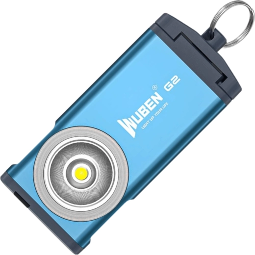 Wuben G2 Blue mini svítilna na klíče 500 lm modrá