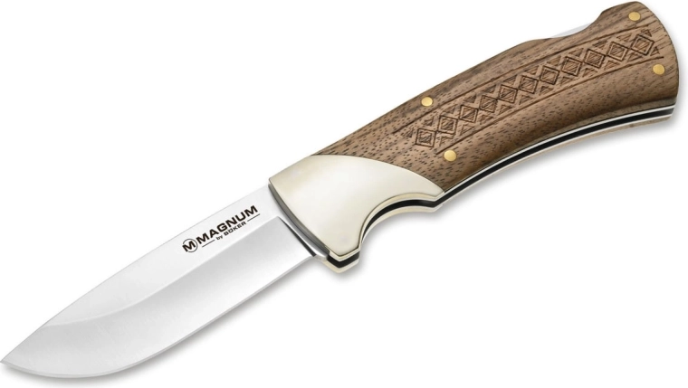 Magnum Woodcraft kapesní nůž 8,8 cm, dřevěná rukojeť