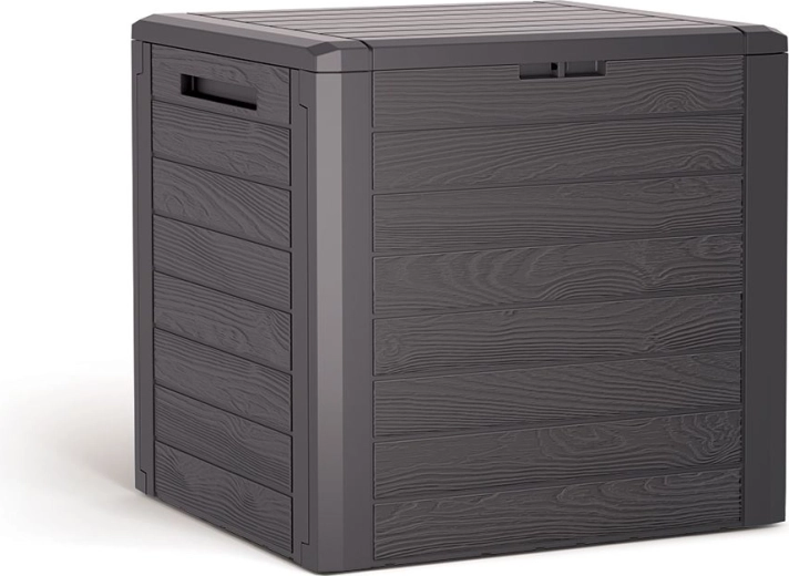 Zahradní úložný box WOODEBOX 140 l umbra