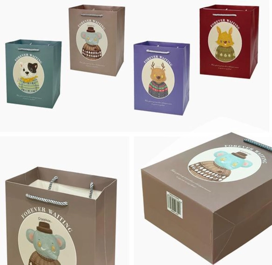 Dárková taška 40 × 30 × 12 cm – mix motivů