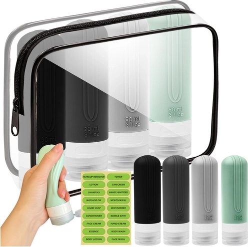 Cestovní kosmetická taška Trizand 25760 s lahvičkami na kosmetiku