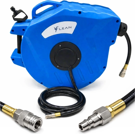 Automatický navíjecí pneumatický hadicový naviják 20 m, 8×12 mm, 24 bar