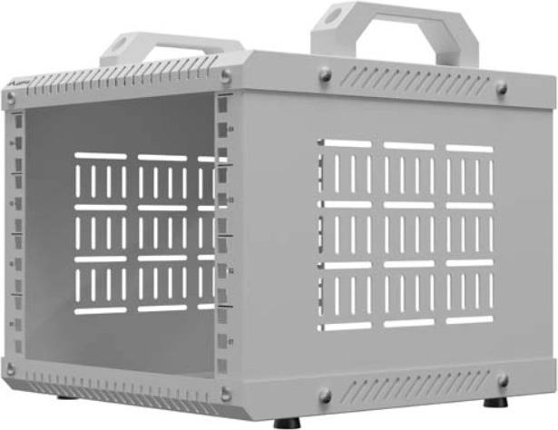Lanberg open rack 10" 4U 280 × 300 mm šedý