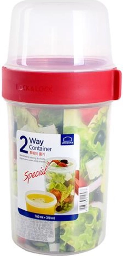 Dóza na potraviny LOCK&LOCK 2v1 1070 ml (760 + 310 ml)