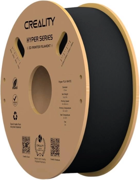Filament Creality hyper pla, černý, 1,75 mm, 1 kg
