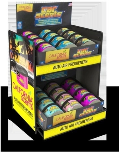 California Scents stojan na vůně do auta – dvojitý pultový zásobník (24 ks)