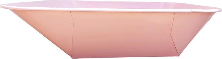 Korba ke stavebnímu kolečku 60 l růžová bodovaná