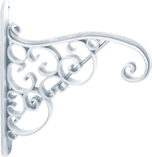 Závěsný držák na květináče 20 cm bílý AKANT