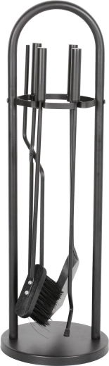 Sada krbového nářadí – smetáček, lopatka, kleště a pohrabáč