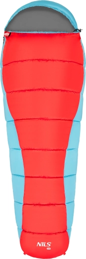 Spací pytel mumie NILS Camp NC2012 červeno‑modrý