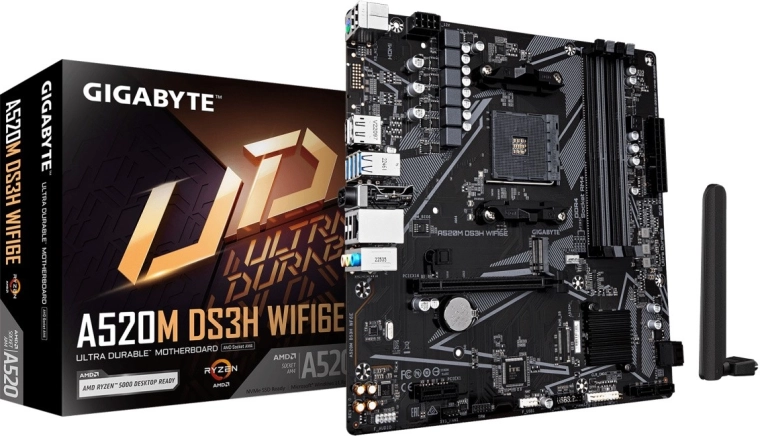 Gigabyte A520M DS3H WF6E základní deska