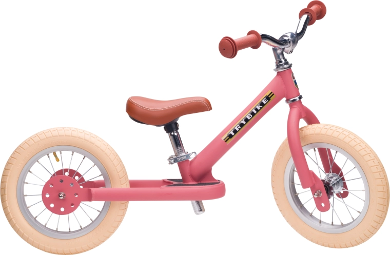 Růžové dětské odrážedlo Trybike