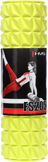 Masážní pěnový válec HMS FS205 45 cm – žlutý