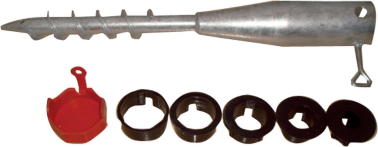 Zemní vrut 520 × 68 mm pozinkovaný