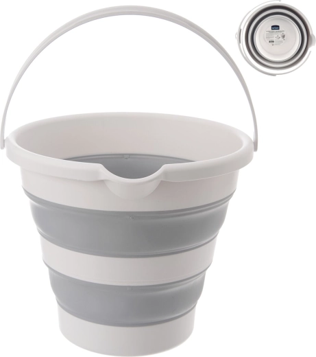 Skládací kempingové vědro 12 l (UH plast)