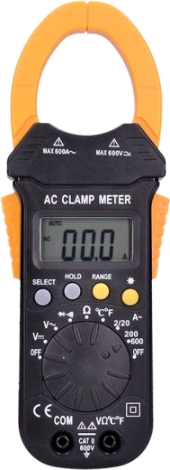 Solight klešťový multimetr AC/DC 600 V, AC 600 A s měřením teploty