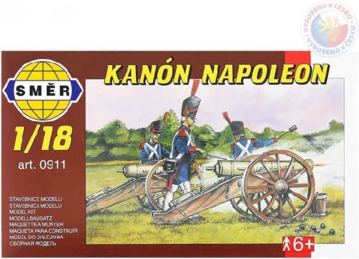 Směr model kanón Napoleon 1:18 (plastiková stavebnice)