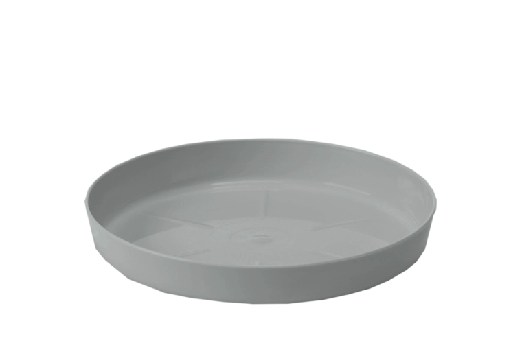 Podstavec pod květináč Lamela Magnolia šedý 25 cm