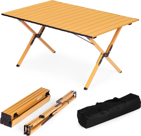 Skládací kempingový stůl 90 × 60 cm s přepravní taškou MultiGarden