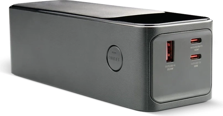 Powerbanka 27 000 mAh s LCD displejem, 2× USB‑C, 1× USB, rychlé nabíjení 162,5 W, vestavěná svítilna