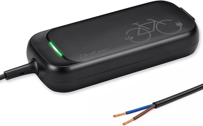 Qoltec nabíječka pro elektrokolo 36 V (výstup 42 V) 2 A – otevřený kabel bez konektoru