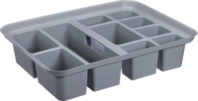 Organizér PROBOX, 35,4 × 10,5 × 46,4 cm, šedý