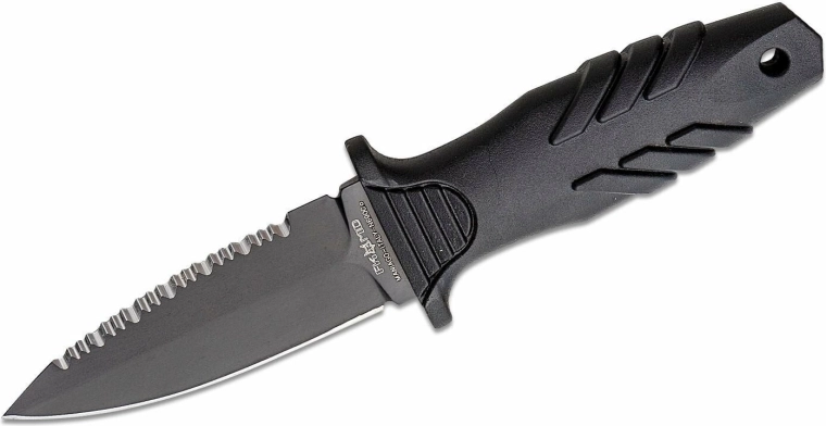 Fox Knives Elementum taktická dýka 10 cm, celočerná