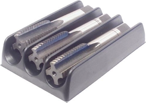 Sada závitníků M5 x 0,80 z nástrojové oceli, 3dílná