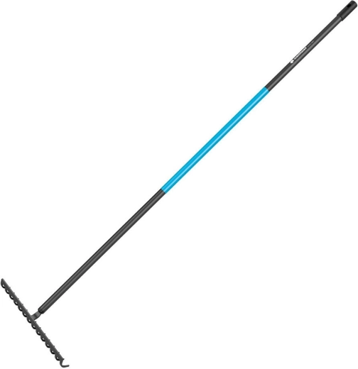 Univerzální kovové hrábě 37 cm s násadou 155 cm CELLFAST cellPRO, 14 zubů