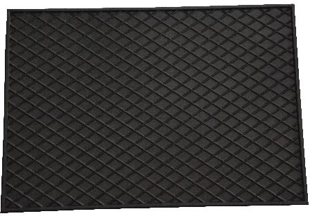Gumová rohož 40 × 50 cm – velká, černá