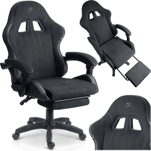 Ergonomické herní křeslo s podnožkou Lokar Sofotel