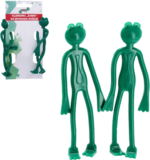 Sada klipsů na rostliny Žabka 13,5 cm – 2 ks
