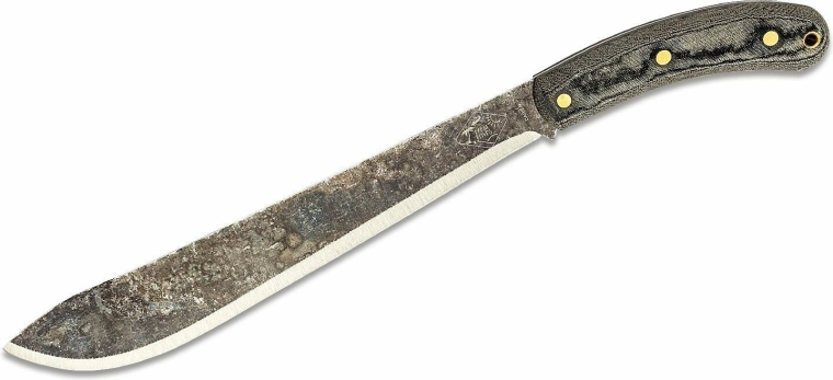 ESEE Darien mačeta s pláteným pouzdrem, černá Micarta