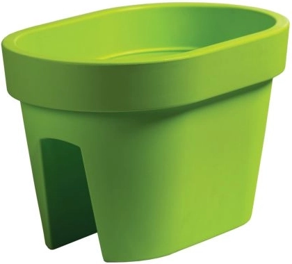 Květináč na zábradlí Lofly Railing limetkový 12,3 l