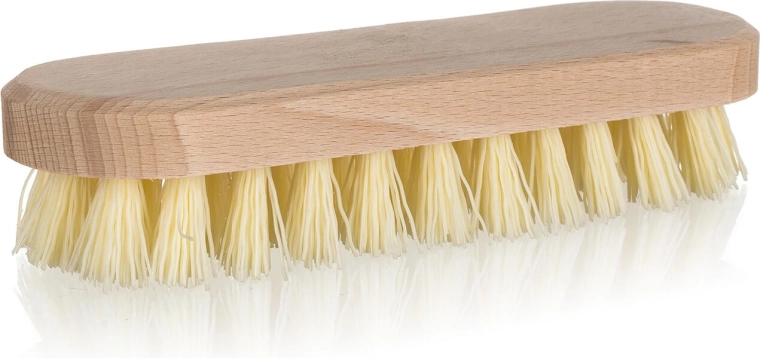 Ruční podlahový kartáč z dřeva s PE vlákny 18 × 6 × 4 cm