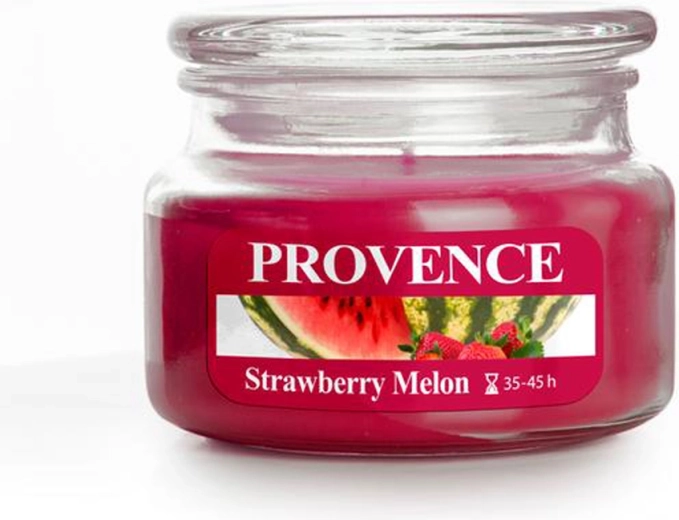 Vonná svíčka ve skle PROVENCE jahoda a meloun 200 g