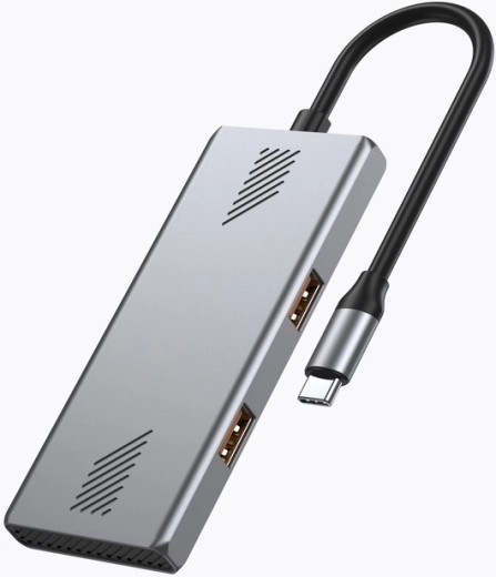 USB-C hub 4portový USB 3.2 Gen 2 s 2× USB‑A a 2× USB‑C, 10 Gb/s