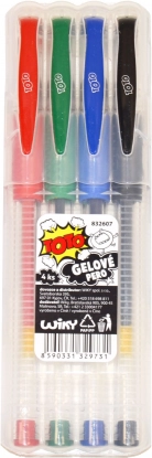 Gelová pera sada 4 ks